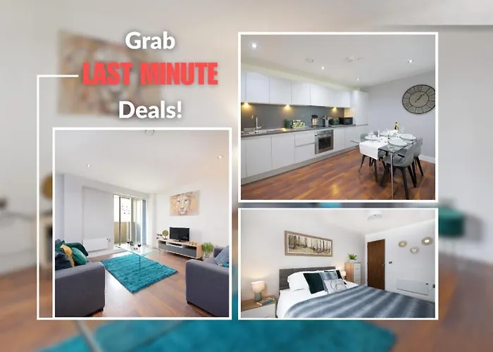 Last-Minute Offer L Exclusive Deal On 2-Bed, 2-Bath For 4! L Manchester City Loft By Hedgerow